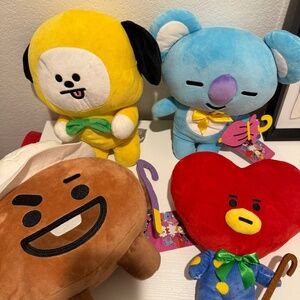 BTS Korean plush set of 4